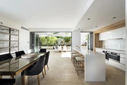 Open kitchen dining room design
