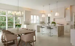 Open kitchen dining room design