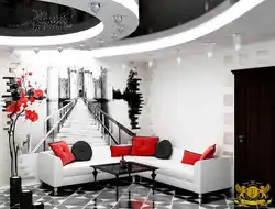 Black And Red Living Room Design