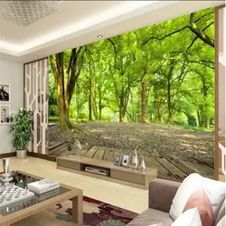 Forest Design In The Living Room