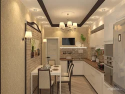 Kitchen design in apartment 2