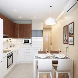 Kitchen design in apartment 2