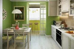 Кухня Дизайн Если Обои Зеленые