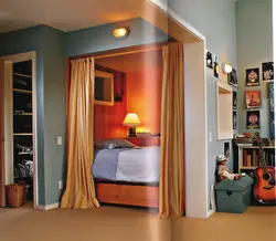 Дизайн спального места в шкафу