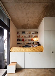 Дизайн спального места в шкафу