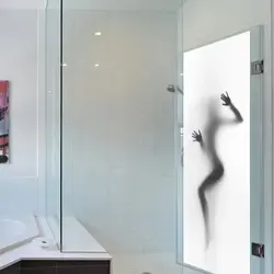 Дизайн стеклянные двери в ванну