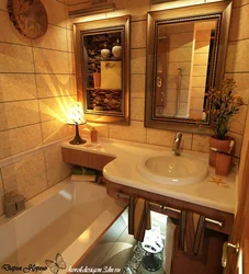 Bathtub next to sink design