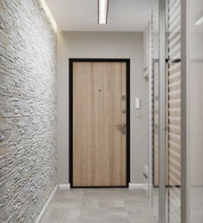 Дизайн стен входной двери прихожей