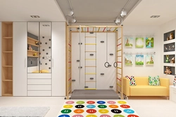 Wardrobe design for children's bedroom