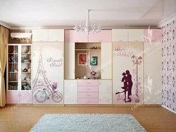 Дизайн шкафа в детскую спальню