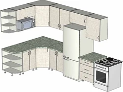 Угловая кухня дизайн 3 5
