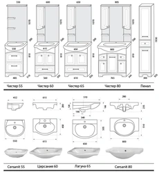 Bathroom sinks with cabinet dimensions photo