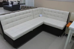Corner sofa for the kitchen with a sleeping place photo