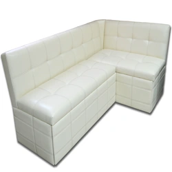Corner sofa for the kitchen with a sleeping place photo