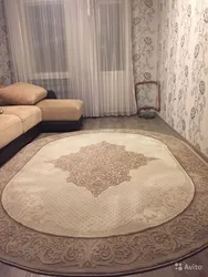 Овальные ковры на пол в гостиную недорого фото