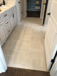 Floor tiles for the kitchen and hallway photo inexpensive