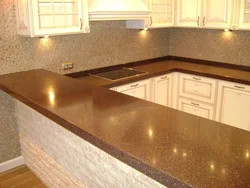 Photo Of Countertops Made Of Artificial Stone For The Kitchen Inexpensively