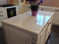 Photo Of Countertops Made Of Artificial Stone For The Kitchen Inexpensively