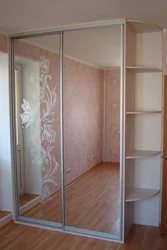 Wardrobes for the bedroom photo with a mirror inexpensively