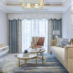 Красивые шторы в гостиную в стиле современная фото классика