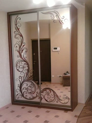 Wardrobe In The Hallway With A Mirror Inexpensive Photo
