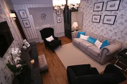 2 Armchairs And A Sofa In The Living Room Interior