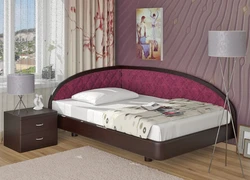 Single beds with mattress photo