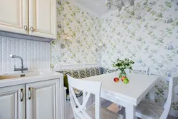 Wallpaper For The Kitchen In Small Flowers Photo