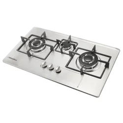 Two-burner gas panels built-in for the kitchen photo