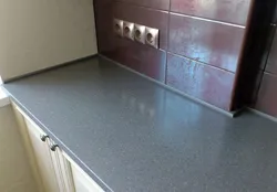 Metal plinth for kitchen countertops photo