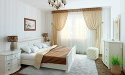 Photo Of Curtains For The Bedroom On The Ceiling Cornice