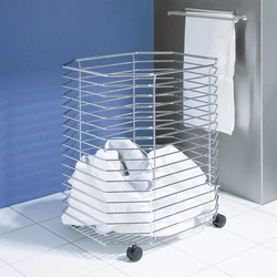 Bathroom Design With Laundry Basket