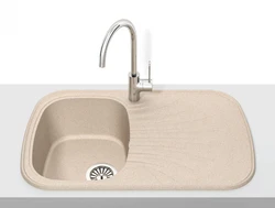 Kitchen sinks made of artificial stone dimensions photo
