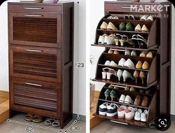 Shoe Cabinets In The Hallway Photo Inexpensive