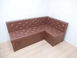 Small corner sofas for the kitchen photo