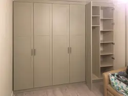 Bedroom wardrobes with hinged photo dimensions