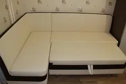 Диван угловой кухонный со спальным местом фото