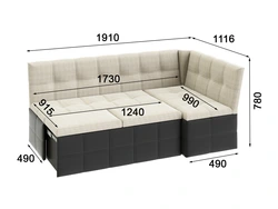 Corner Kitchen Sofa With Sleeping Place Photo