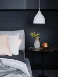 Pendant Lamps In The Bedroom Photo In The Interior Above The Bedside Tables