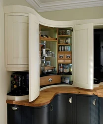 Corner cabinet for kitchen with photo inexpensive
