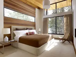 Дызайн спальні з вялікім ложкам фота