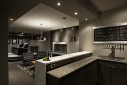 Kitchen design in basement