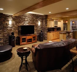 Kitchen design in basement