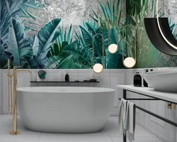 Bathroom Design Green Marble