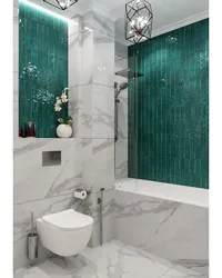 Ванная Комната Дизайн Зеленый Мрамор