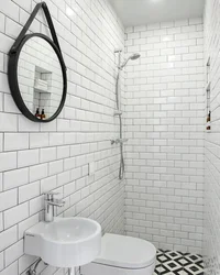 Bathroom Design White Bricks