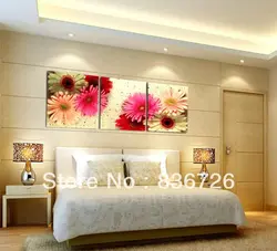 Paintings for bedroom interior flowers