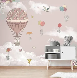 Bedroom design with balloons