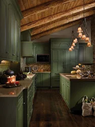 Swamp kitchen in the interior