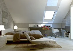 Bedroom With Skylights Interior